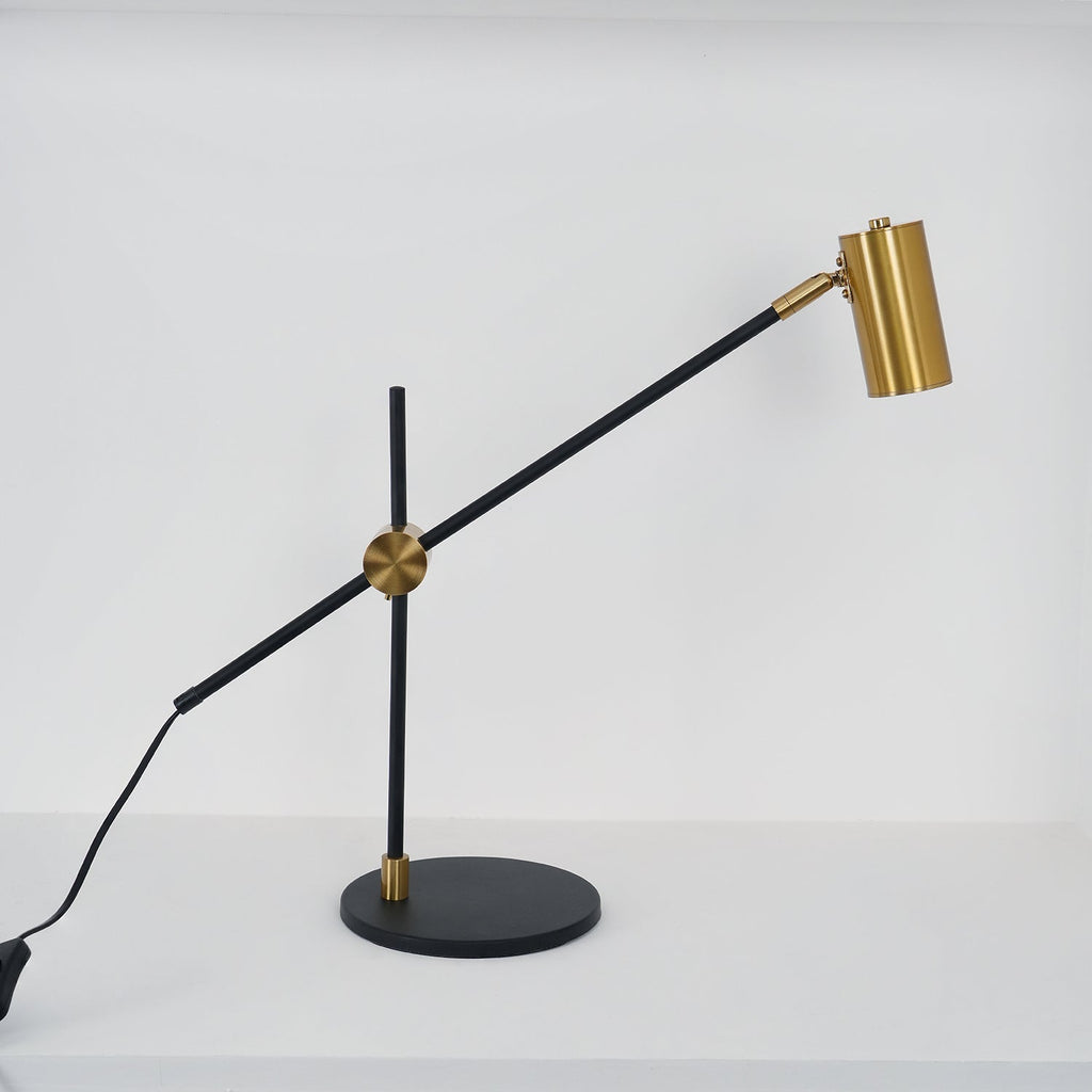 Lektor Table Lamp | Metal | Gold & Black | 60cm Diameter