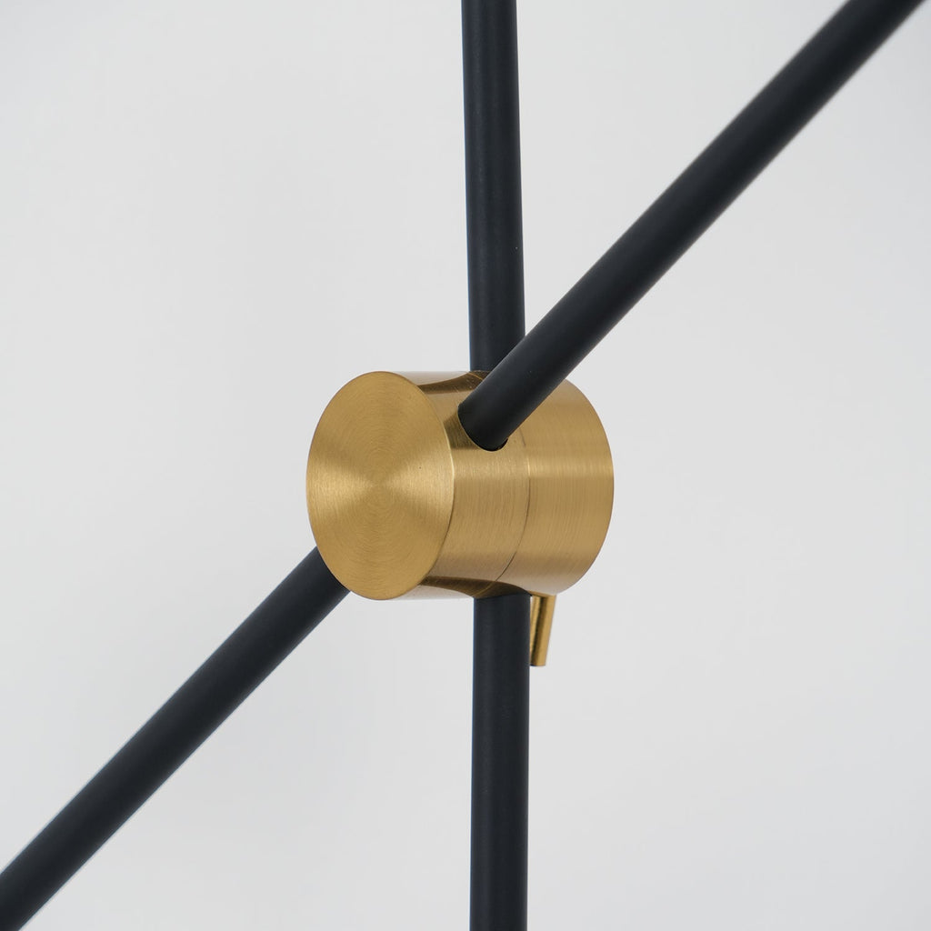 Lektor Table Lamp | Metal | Gold & Black | 60cm Diameter