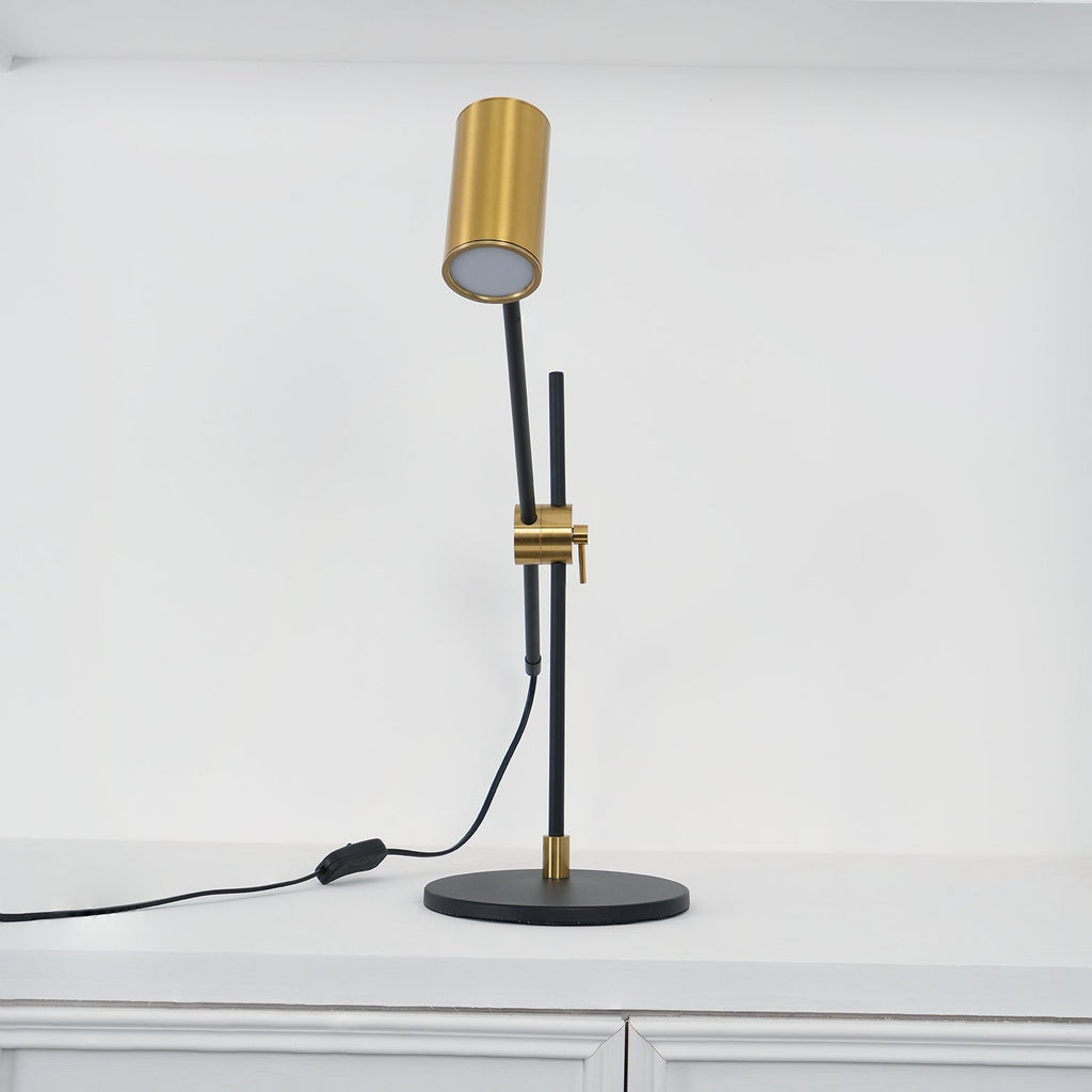 Lektor Table Lamp | Metal | Gold & Black | 60cm Diameter