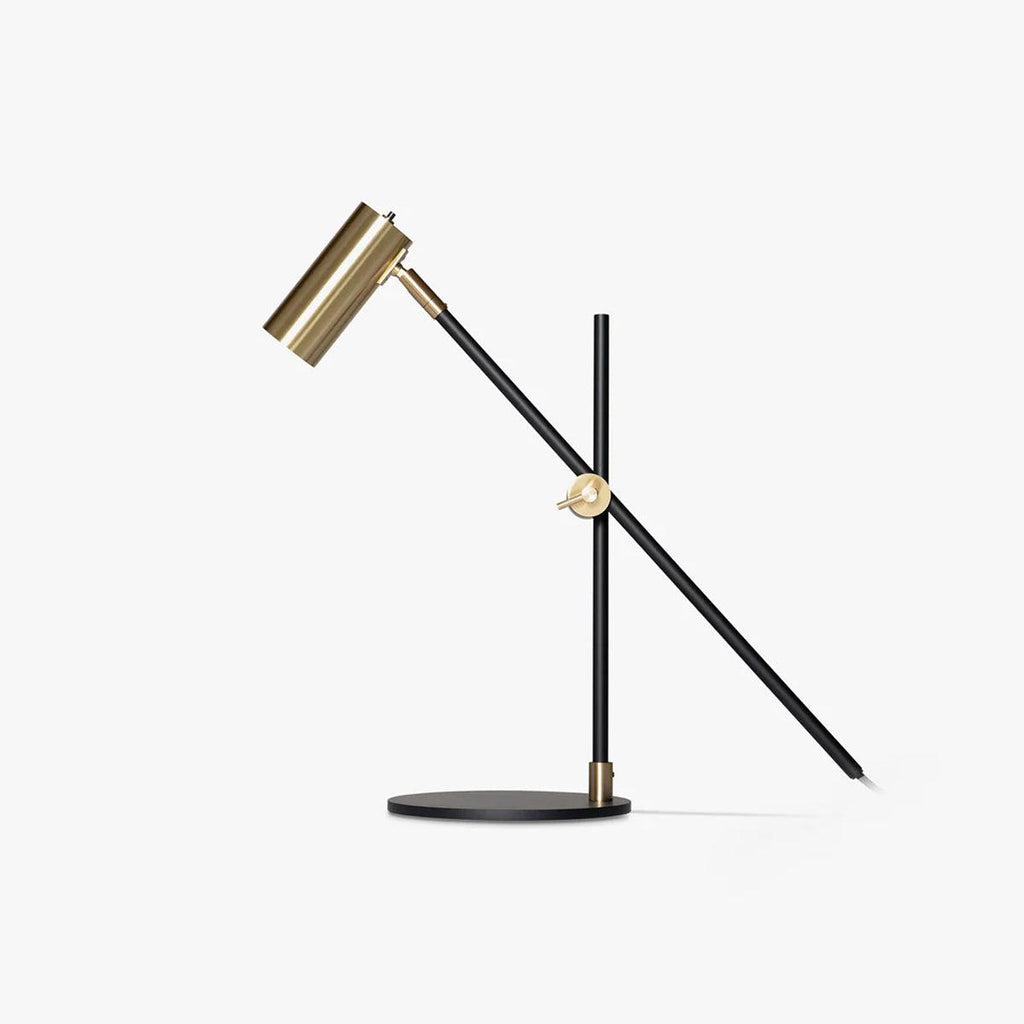 Lektor Table Lamp | Metal | Gold & Black | 60cm Diameter