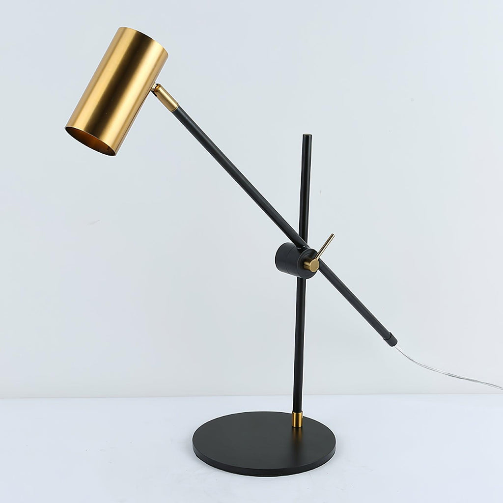 Lektor Table Lamp | Metal | Gold & Black | 60cm Diameter