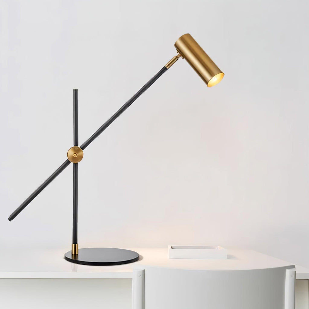 Lektor Table Lamp | Metal | Gold & Black | 60cm Diameter