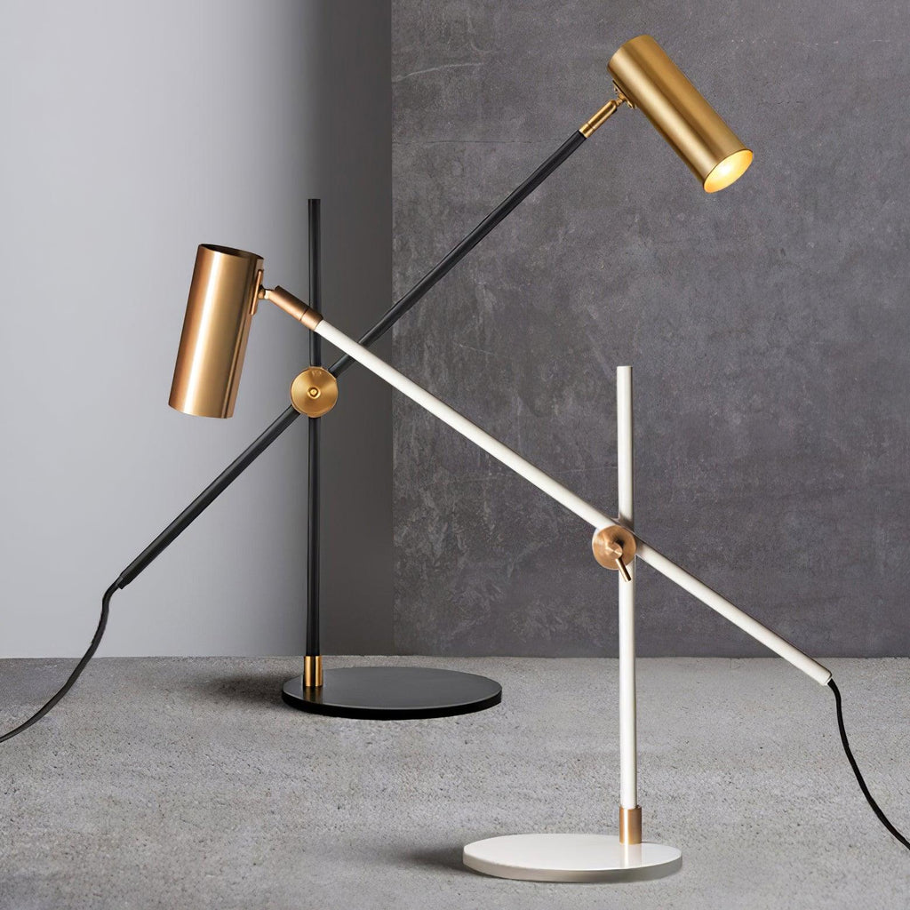 Lektor Table Lamp | Metal | Gold & Black | 60cm Diameter
