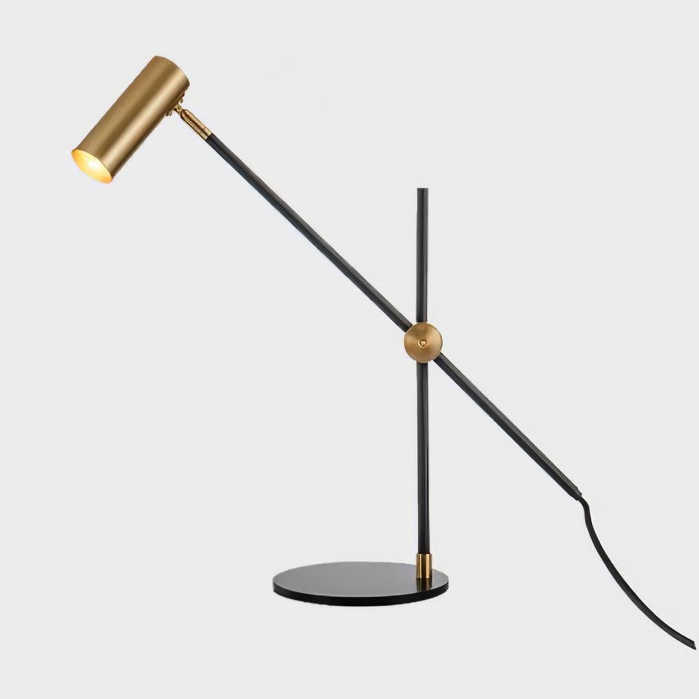 Lektor Table Lamp | Metal | Gold & Black | 60cm Diameter