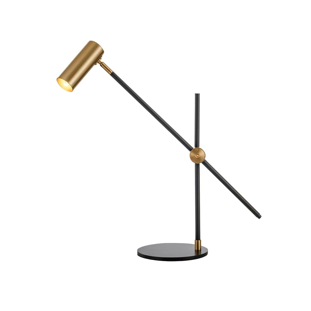 Lektor Table Lamp | Metal | Gold & Black | 60cm Diameter