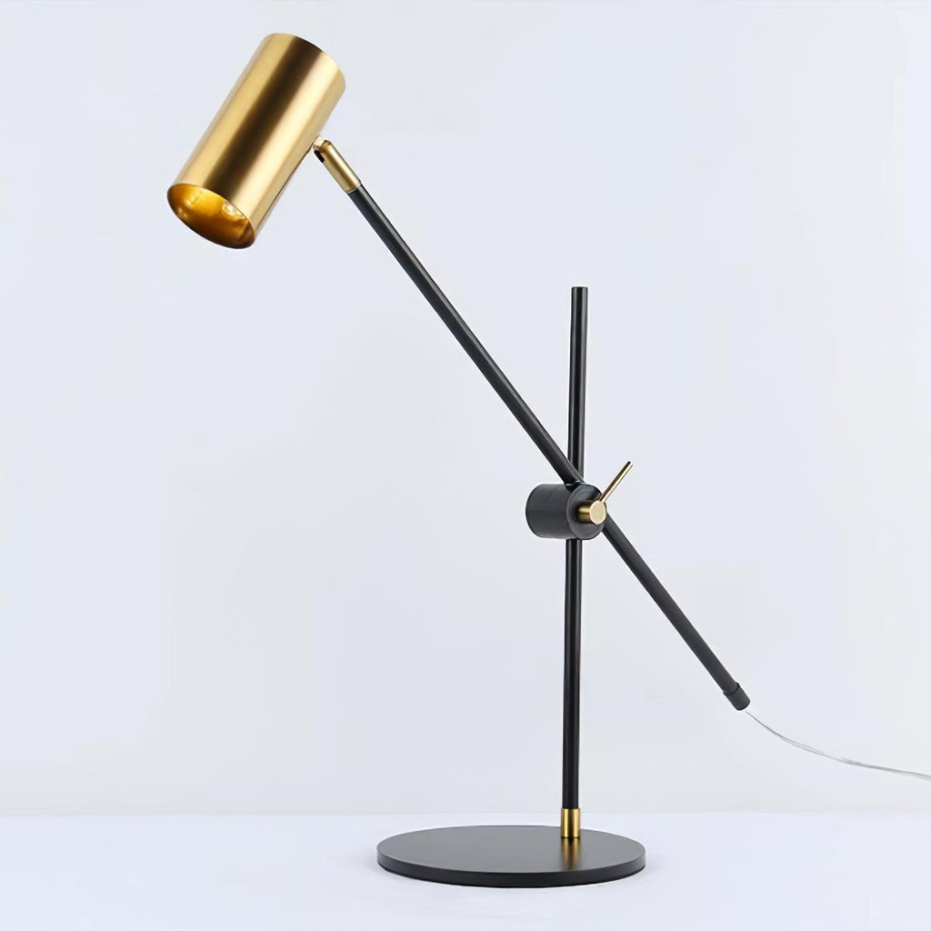 Lektor Table Lamp | Metal | Gold & Black | 60cm Diameter