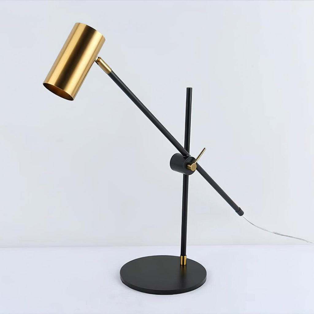 Lektor Table Lamp | Metal | Gold & Black | 60cm Diameter
