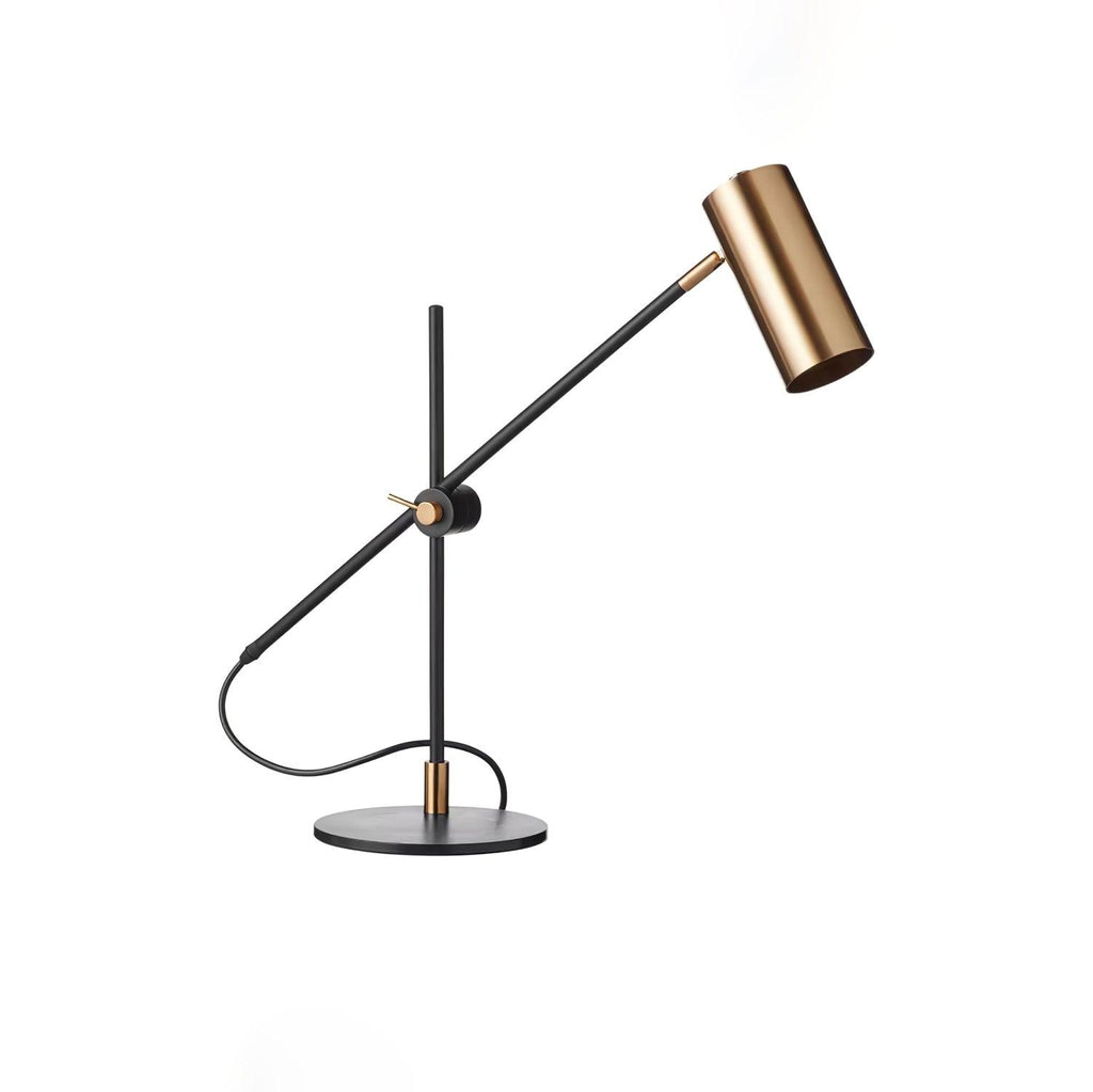 Lektor Table Lamp | Metal | Gold & Black | 60cm Diameter
