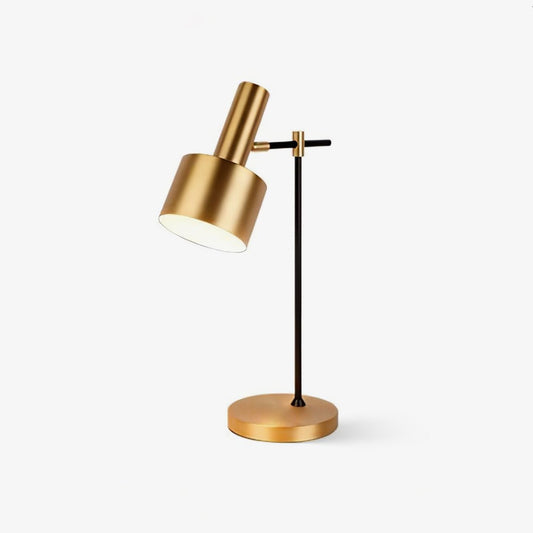 Lento Table Lamp | Polished Gold Finish | Black