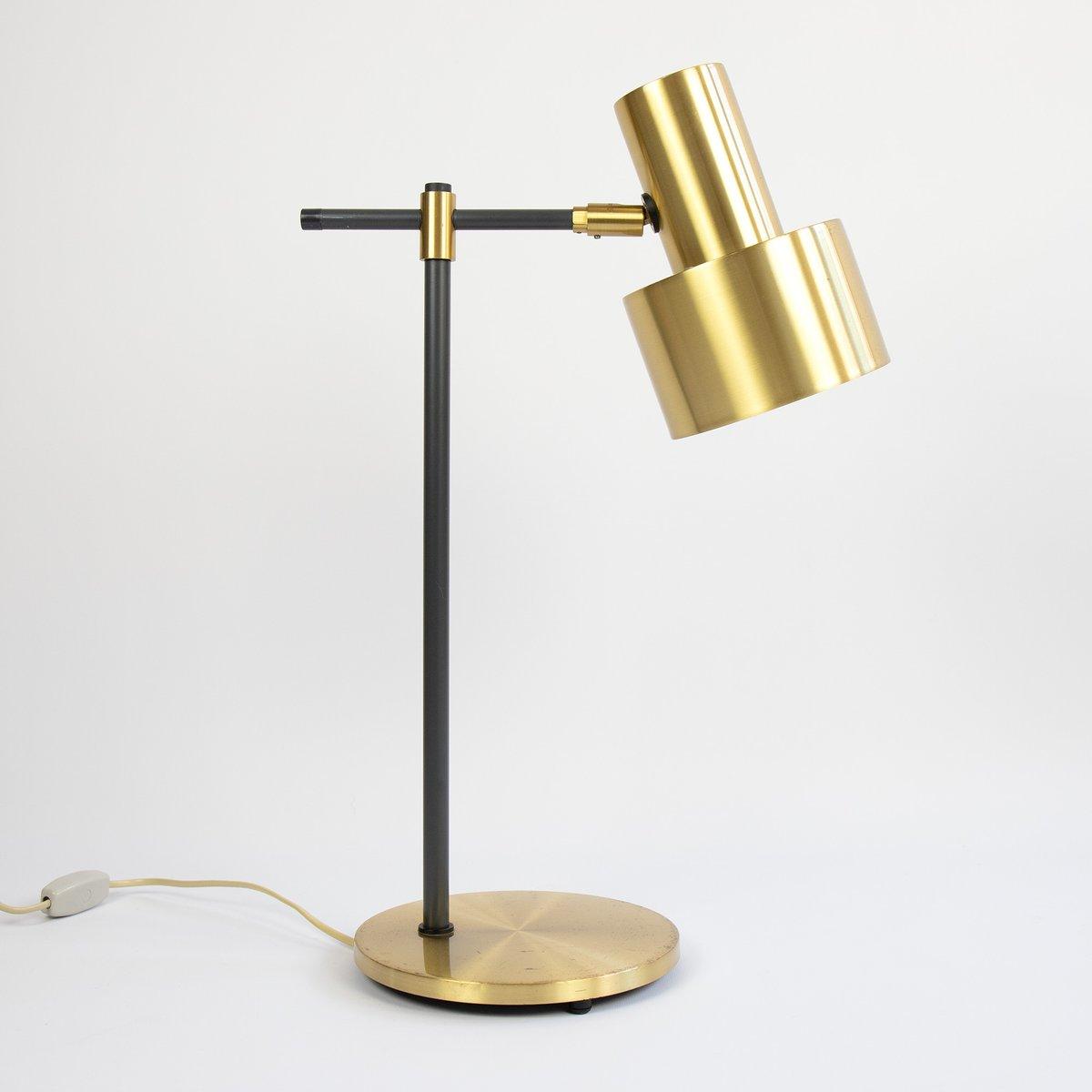 Lento Table Lamp | Polished Gold Finish | Black