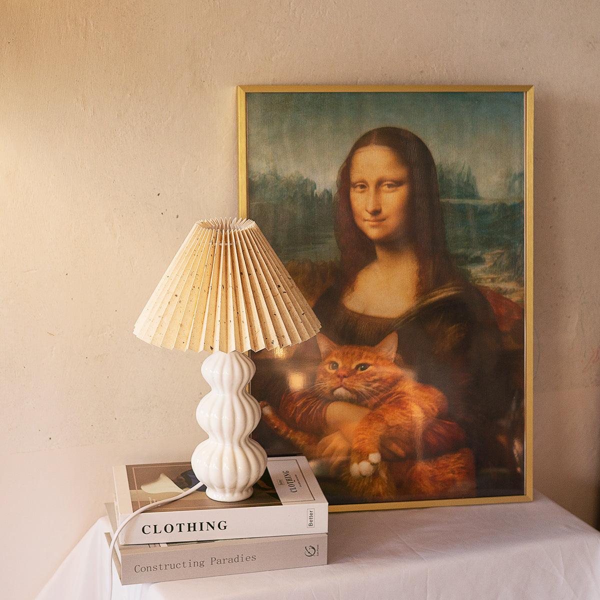 Leo Table Lamp | Ceramic | White