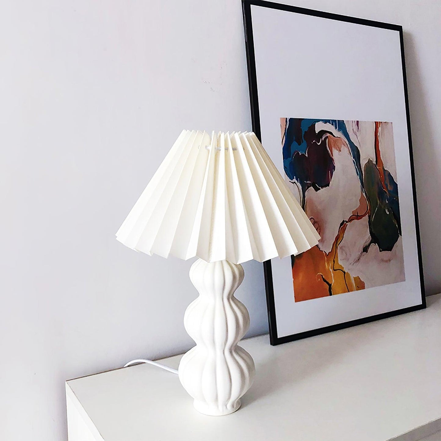 Leo Table Lamp | Ceramic | White
