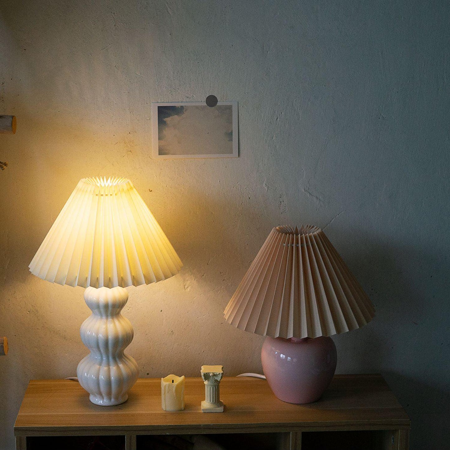 Leo Table Lamp | Ceramic | White