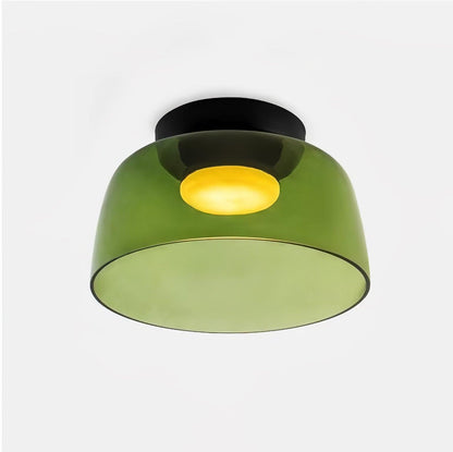 Levels Ceiling Light | Glass & Metal | Black, Smoke Grey, Green, Orange
