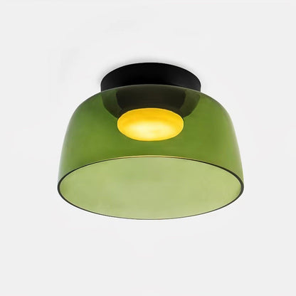 Levels Ceiling Light | Glass & Metal | Black, Smoke Grey, Green, Orange