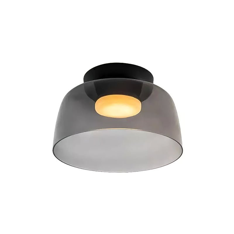 Levels Ceiling Light | Glass & Metal | Black, Smoke Grey, Green, Orange