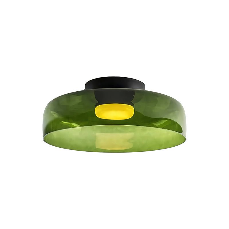 Levels Ceiling Light | Glass & Metal | Black, Smoke Grey, Green, Orange