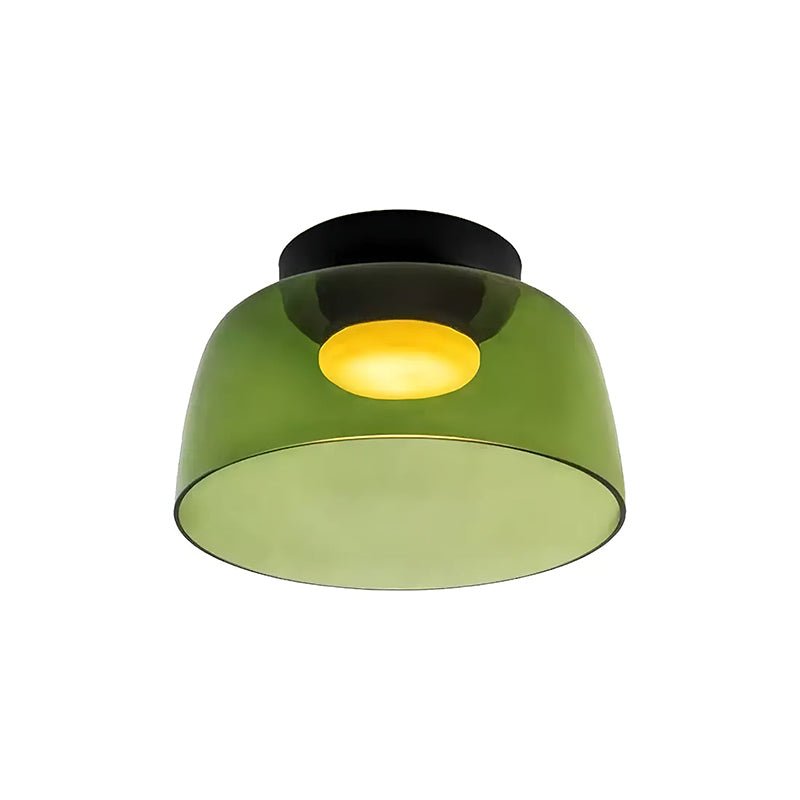 Levels Ceiling Light | Glass & Metal | Black, Smoke Grey, Green, Orange