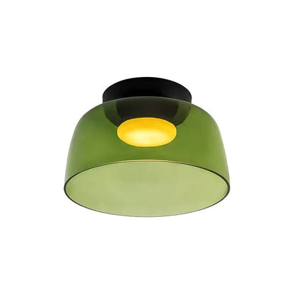 Levels Ceiling Light | Glass & Metal | Black, Smoke Grey, Green, Orange