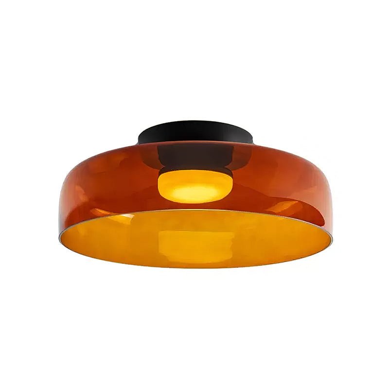 Levels Ceiling Light | Glass & Metal | Black, Smoke Grey, Green, Orange