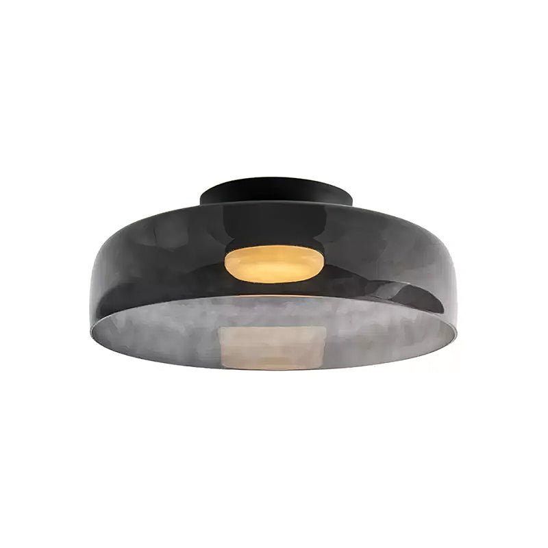 Levels Ceiling Light | Glass & Metal | Black, Smoke Grey, Green, Orange