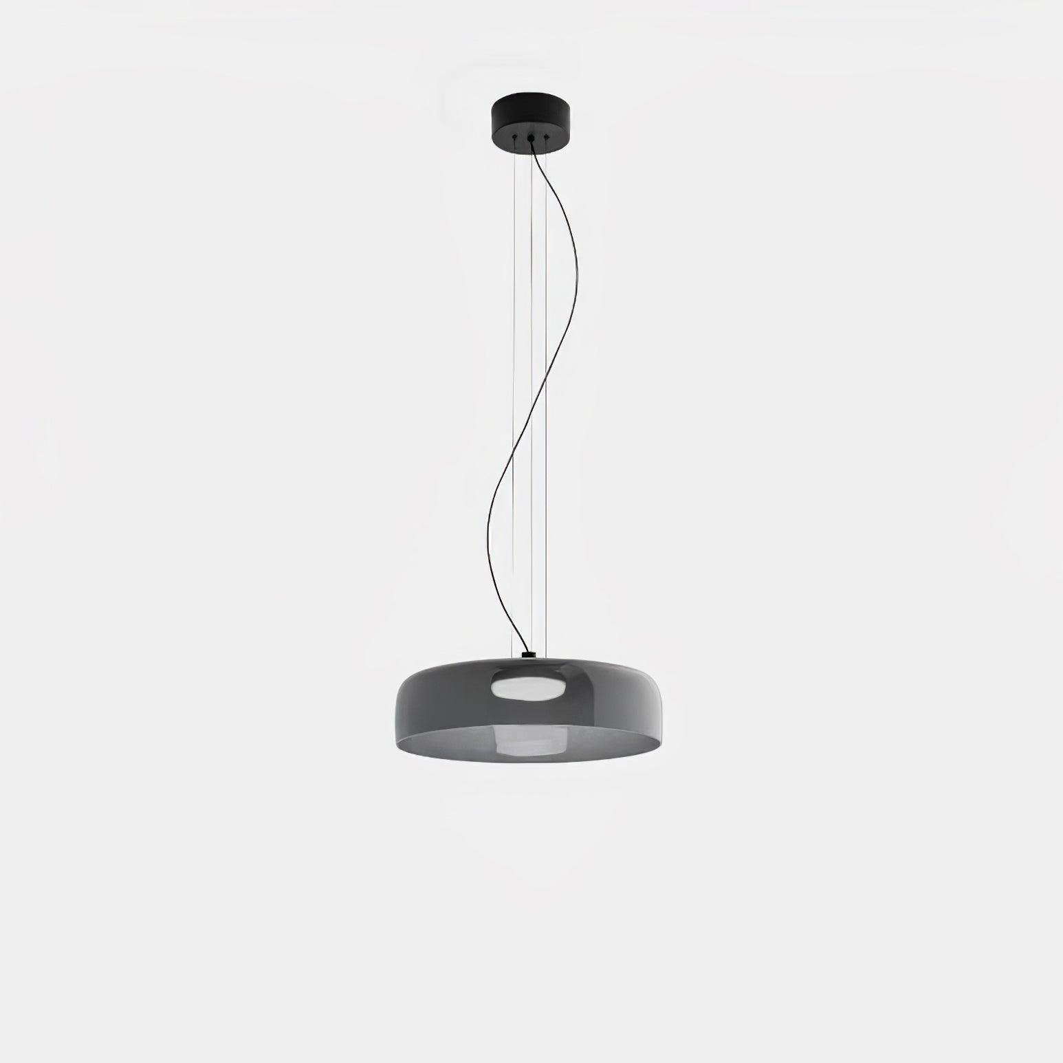 Levels Pendant Light | Metal & Glass | Black, Orange, Gray, Green Shades