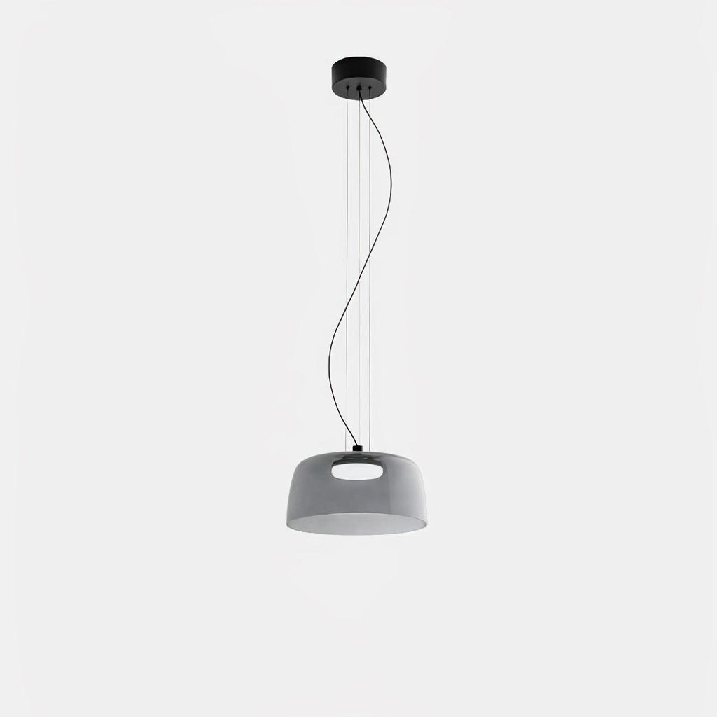 Levels Pendant Light | Metal & Glass | Black, Orange, Gray, Green Shades