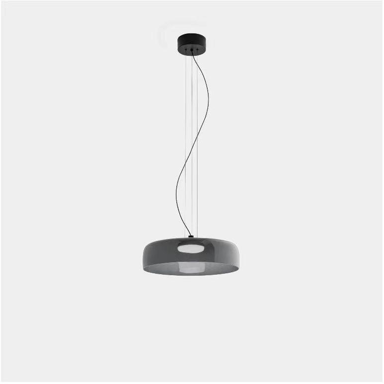 Levels Pendant Light | Metal & Glass | Black, Orange, Gray, Green Shades