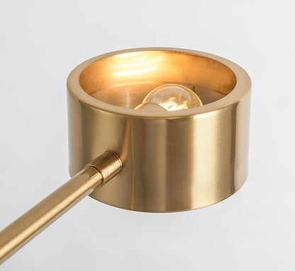 Lever Office Table Light | Metal & Iron | Gold