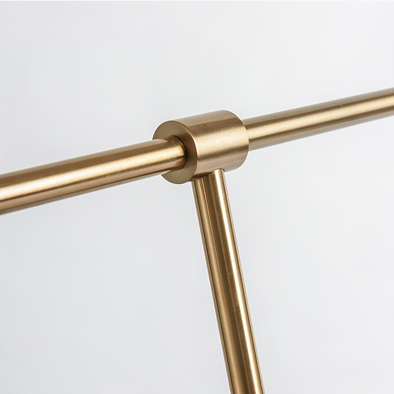 Lever Office Table Light | Metal & Iron | Gold