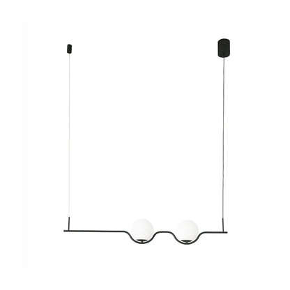 Levita Pendant Lamp | Iron & Glass | Gold & Black