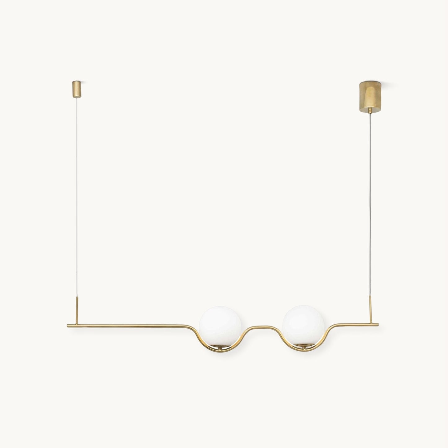 Levita Pendant Lamp | Iron & Glass | Gold & Black