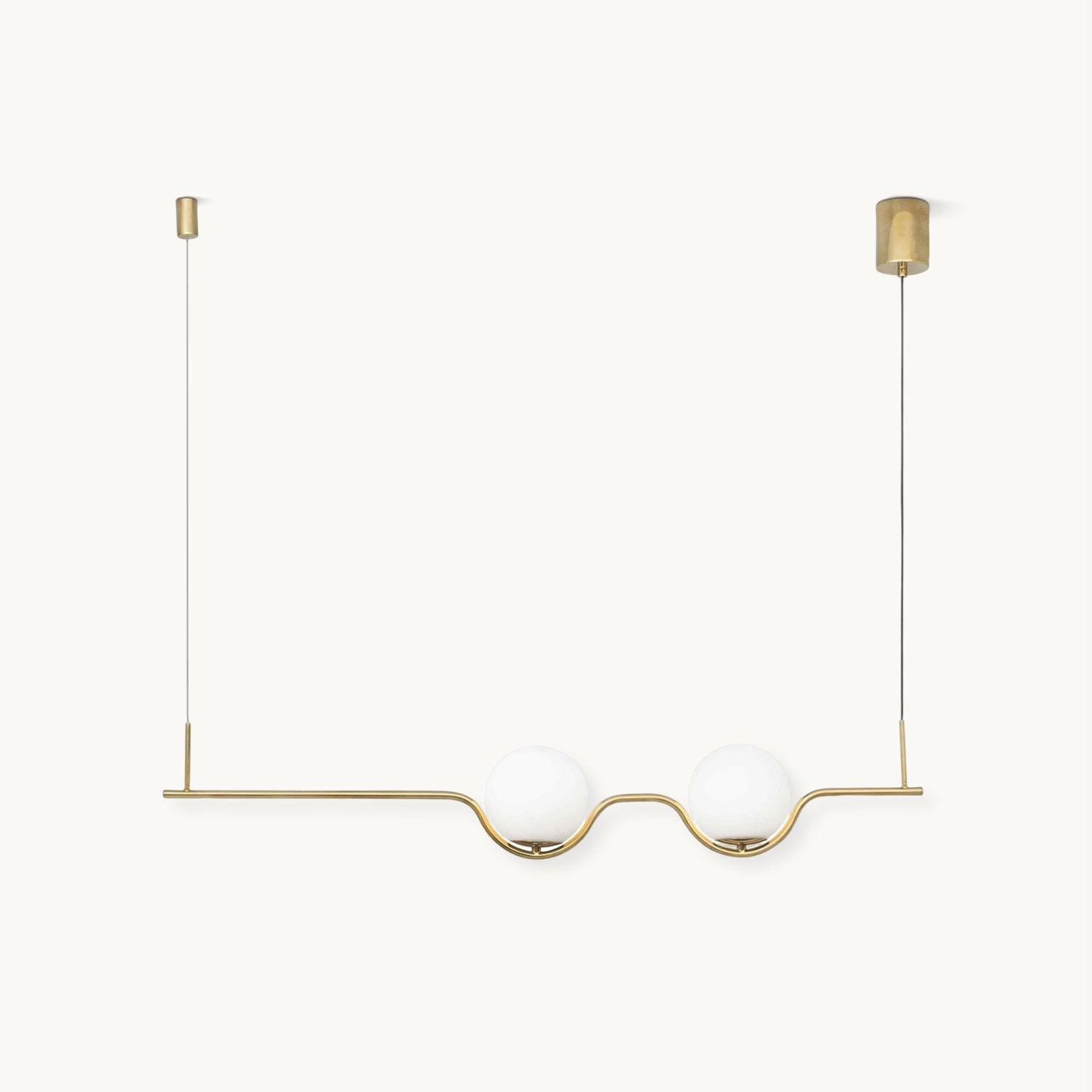 Levita Pendant Lamp | Iron & Glass | Gold & Black