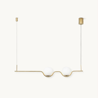 Levita Pendant Lamp | Iron & Glass | Gold & Black