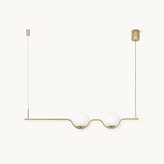 Levita Pendant Lamp | Iron & Glass | Gold & Black