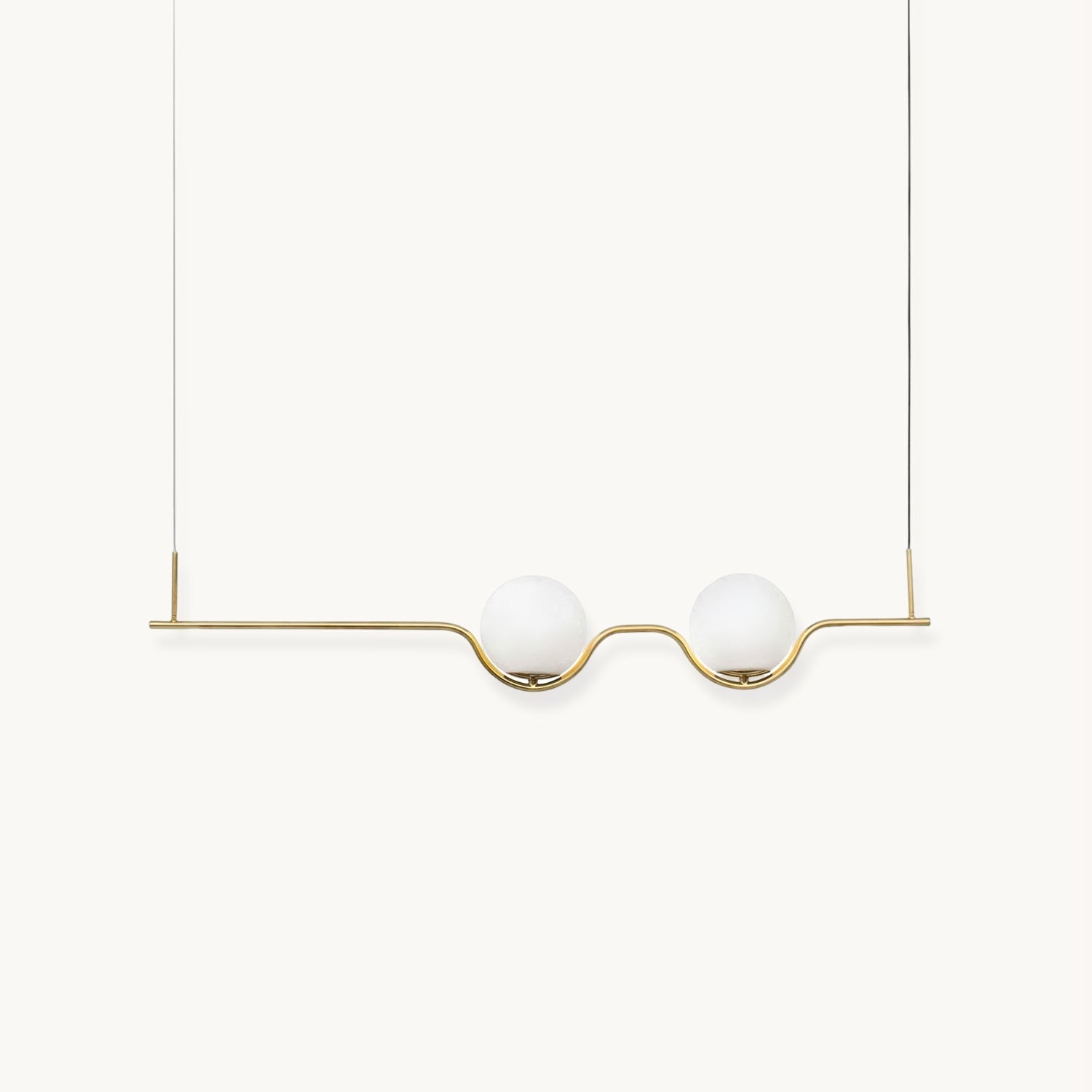 Levita Pendant Lamp | Iron & Glass | Gold & Black