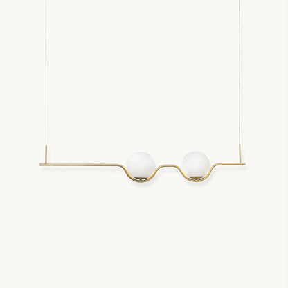 Levita Pendant Lamp | Iron & Glass | Gold & Black