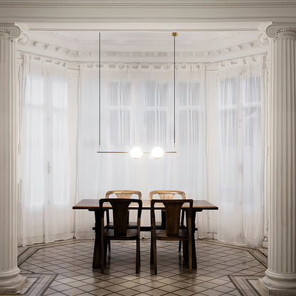 Levita Pendant Lamp | Iron & Glass | Gold & Black