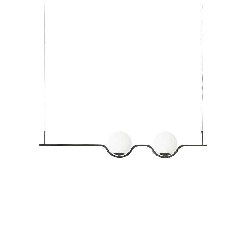 Levita Pendant Lamp | Iron & Glass | Gold & Black