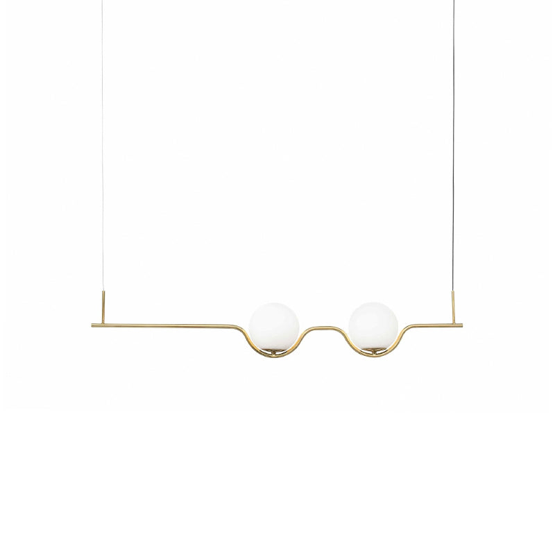 Levita Pendant Lamp | Iron & Glass | Gold & Black