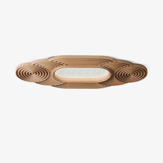 Lianyan Ceiling Lamp | Metal Wood Acrylic | Wood Color, Walnut Color, Black