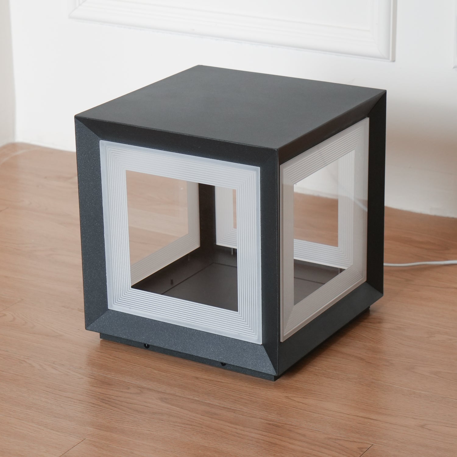 Outdoor Post Light | Waterproof Metal & Acrylic | Available in Black & White