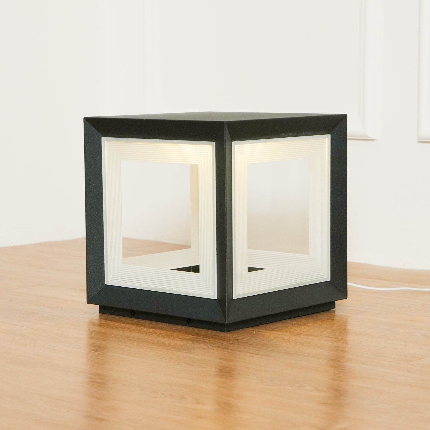 Outdoor Post Light | Waterproof Metal & Acrylic | Available in Black & White