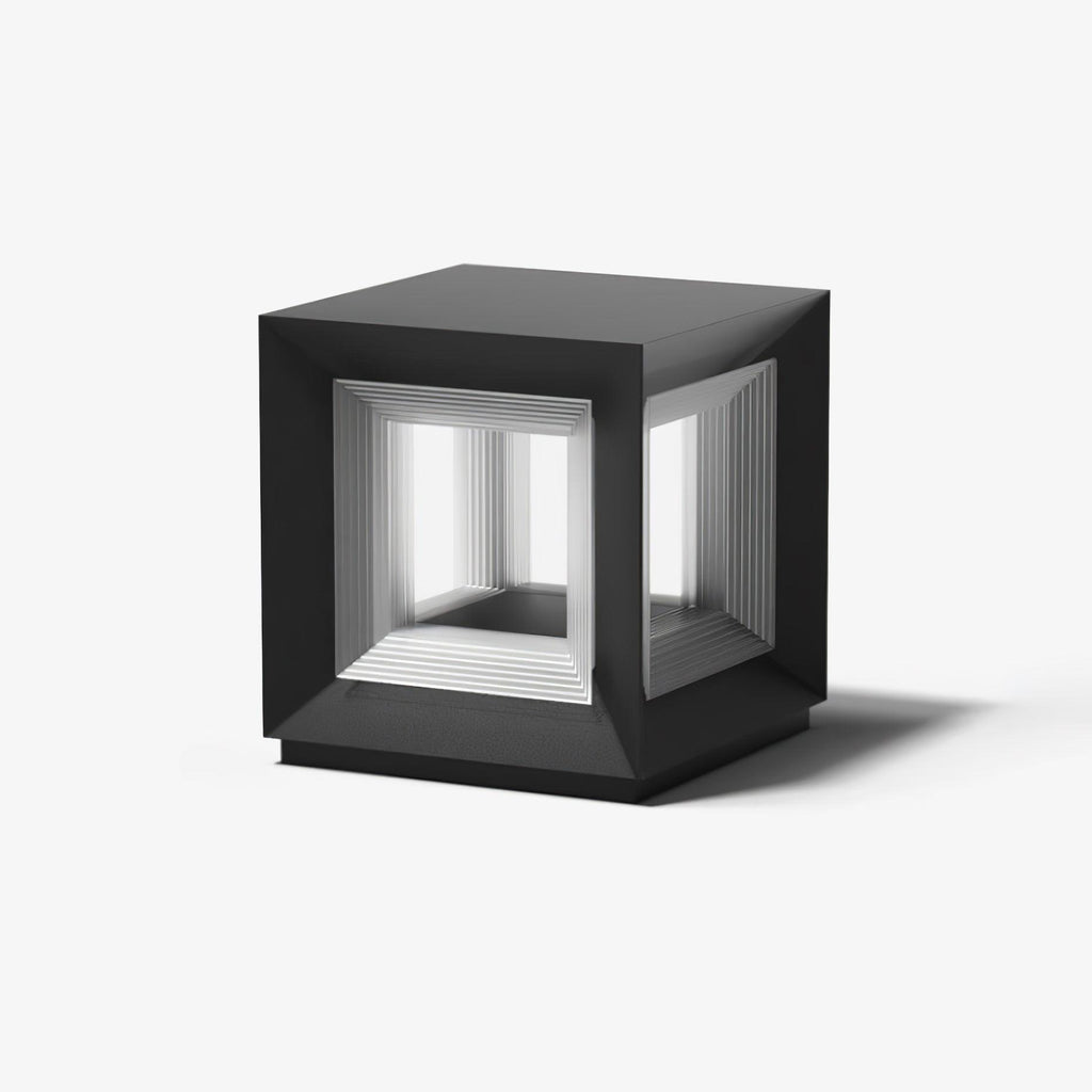Outdoor Post Light | Waterproof Metal & Acrylic | Available in Black & White