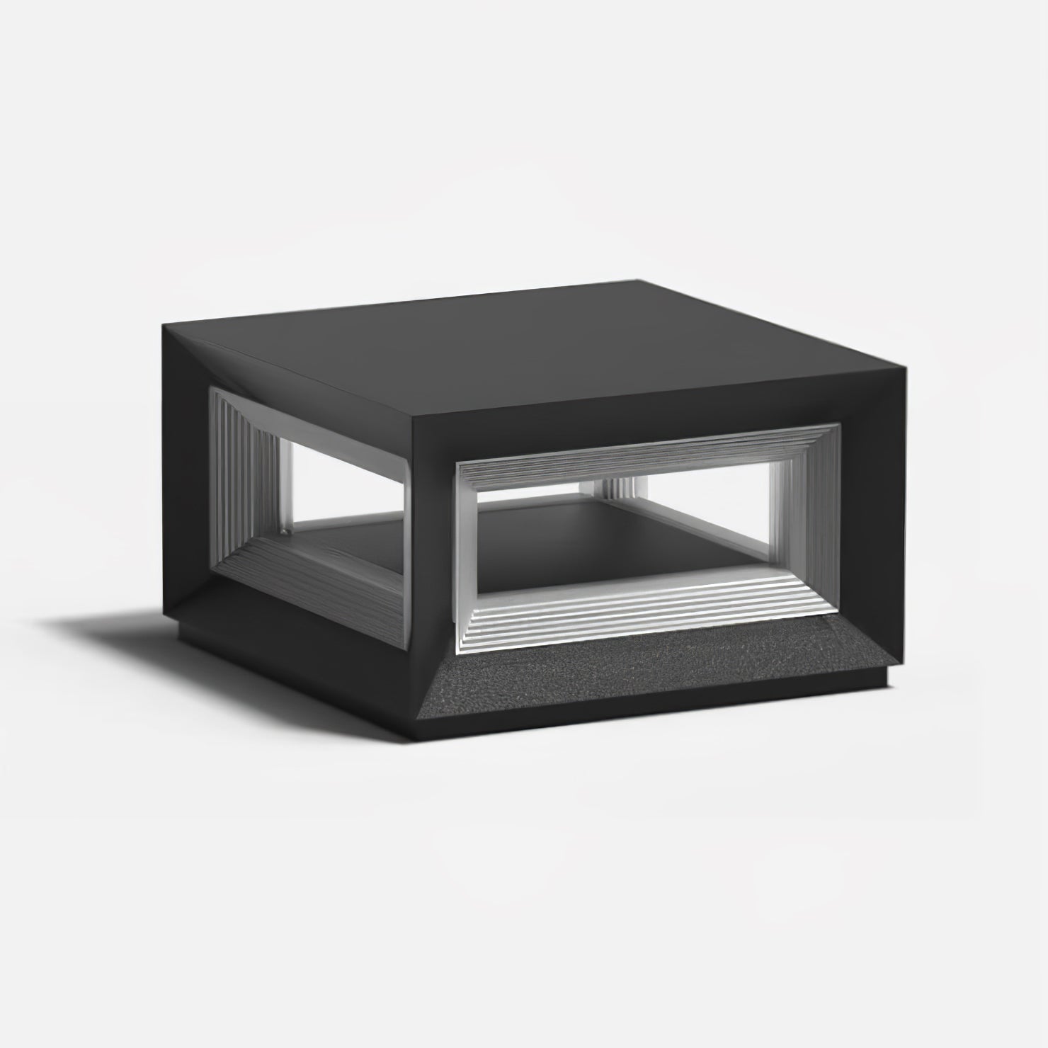 Outdoor Post Light | Waterproof Metal & Acrylic | Available in Black & White