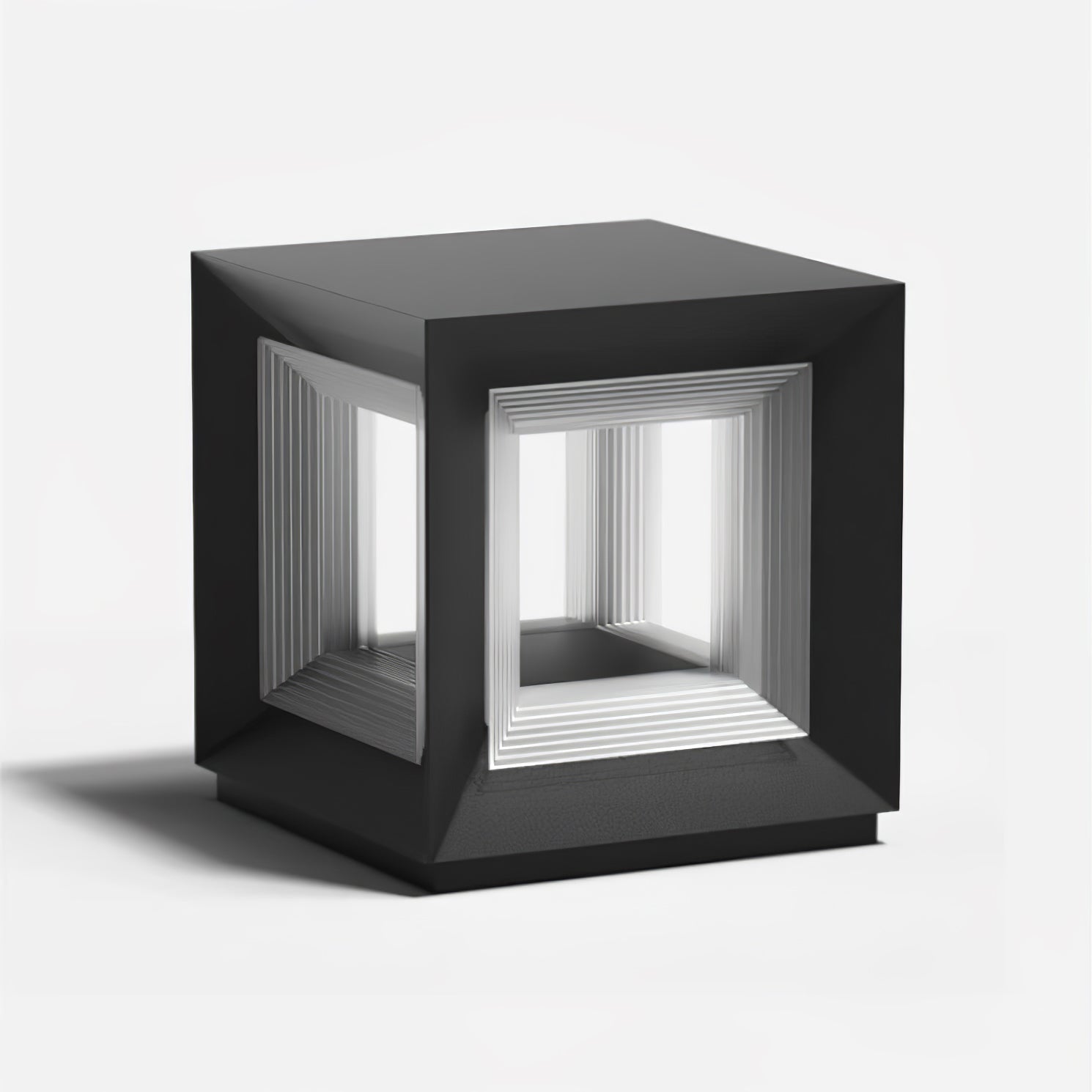 Outdoor Post Light | Waterproof Metal & Acrylic | Available in Black & White