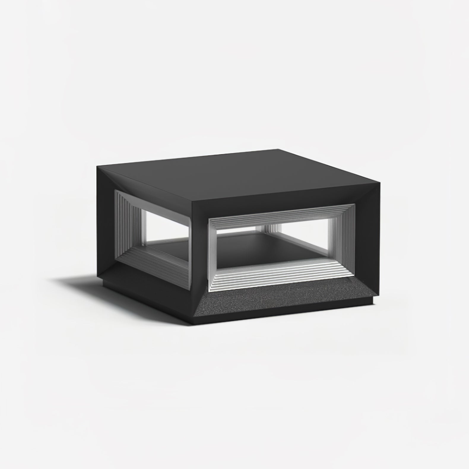 Outdoor Post Light | Waterproof Metal & Acrylic | Available in Black & White