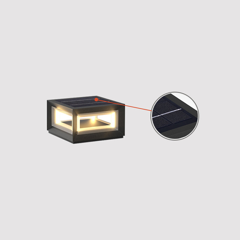 Outdoor Post Light | Waterproof Metal & Acrylic | Available in Black & White