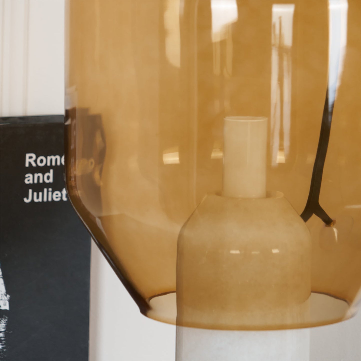 Lighthouse Table Lamp | Mouth-Blown Glass & Marble | White or Black