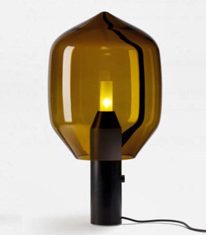 Lighthouse Table Lamp | Mouth-Blown Glass & Marble | White or Black